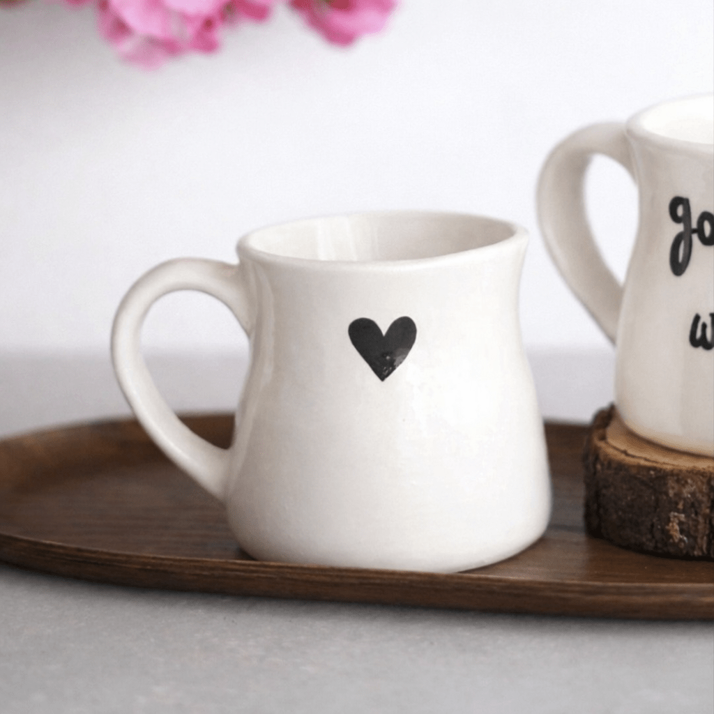 Tasse avec  coeur - bobibelo