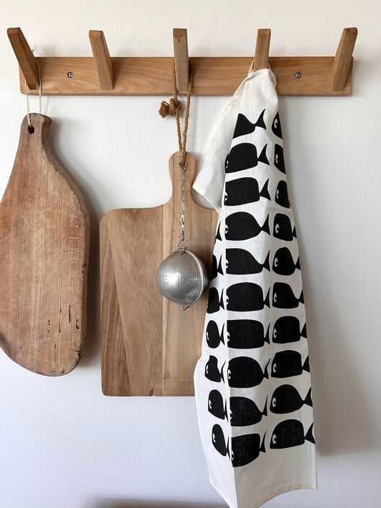 Torchon de cuisine Whale  - bobibeloTorchon de cuisine Whale  – Text vintage – bobibelo