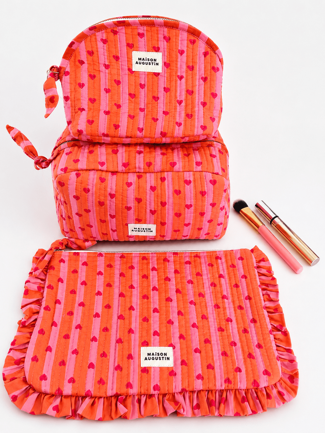 Trousse de maquillage Love Pop – Maison Augustin - bobibeloTrousse de maquillage Love Pop – Maison Augustin – SA vintage – bobibelo