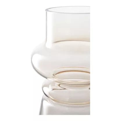 Vase en verre fumé marron – Design vintage Ø17 x 31 cm - bobibeloVase en verre fumé marron – Design vintage Ø17 x 31 cm – OD vintage – bobibelo