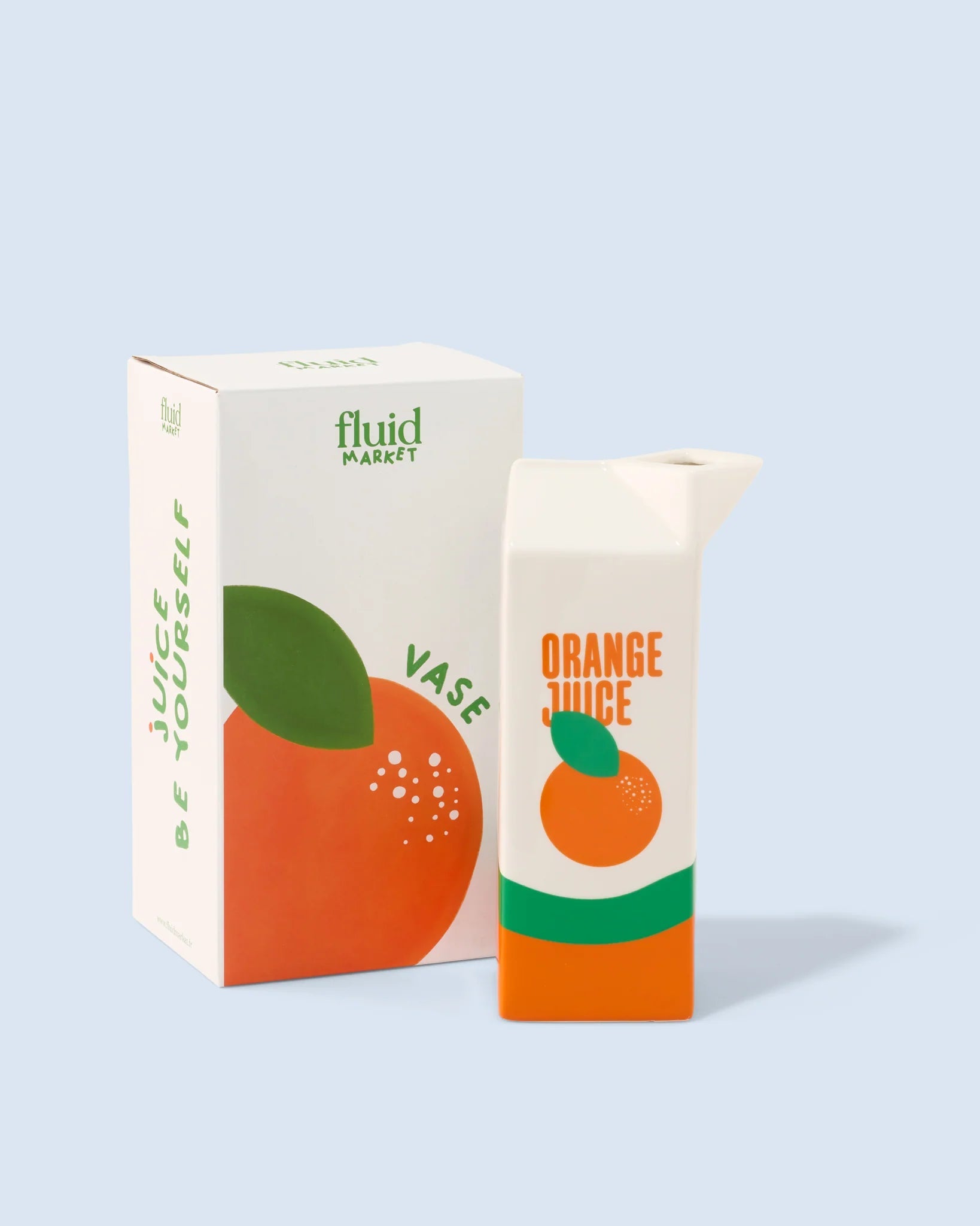 Vase Jus d'Orange en céramique – Fluid Market - bobibeloVase Jus d'Orange en céramique – Fluid Market – OD vintage – bobibelo