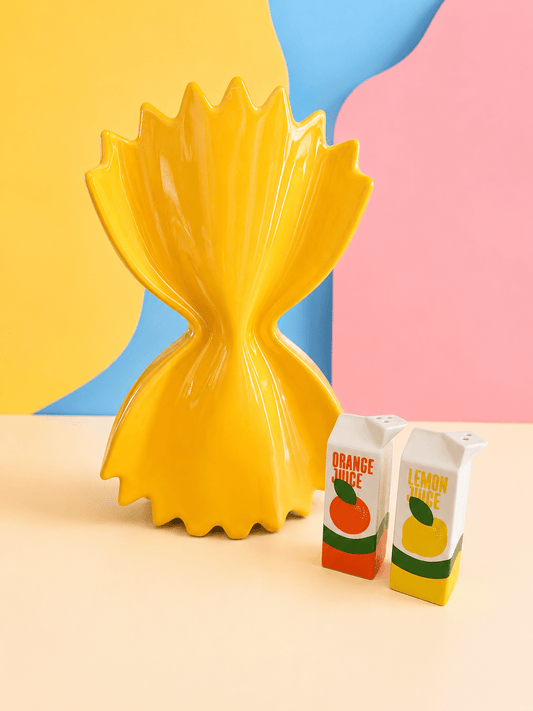 Vase Pasta jaune en céramique – Fluid Market - bobibeloVase Pasta jaune en céramique – Fluid Market – OD vintage – bobibelo